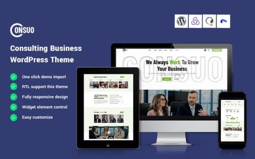 Consuo - Consulting WordPress Theme theme free